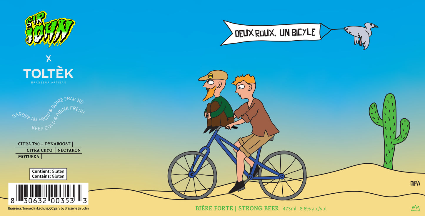 Deux roux, un bicycle