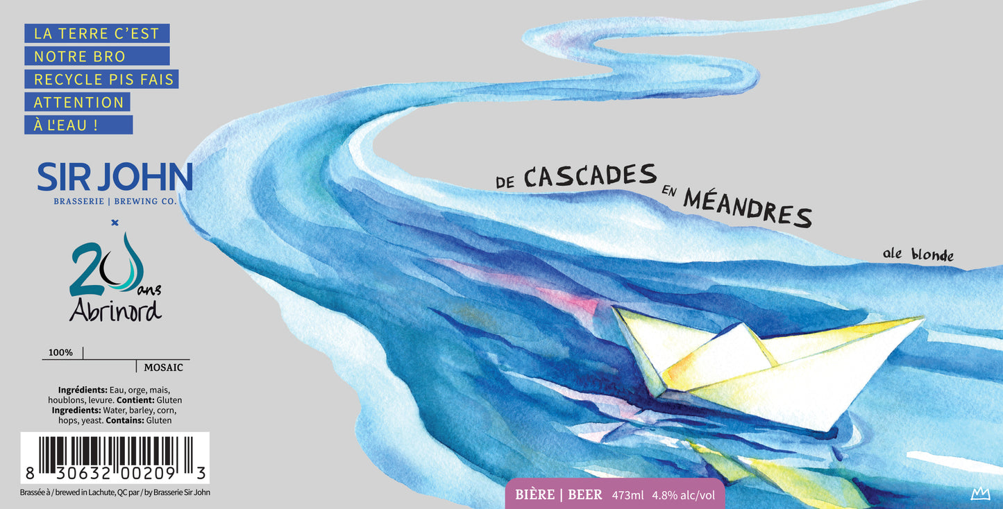 De cascades en méandres