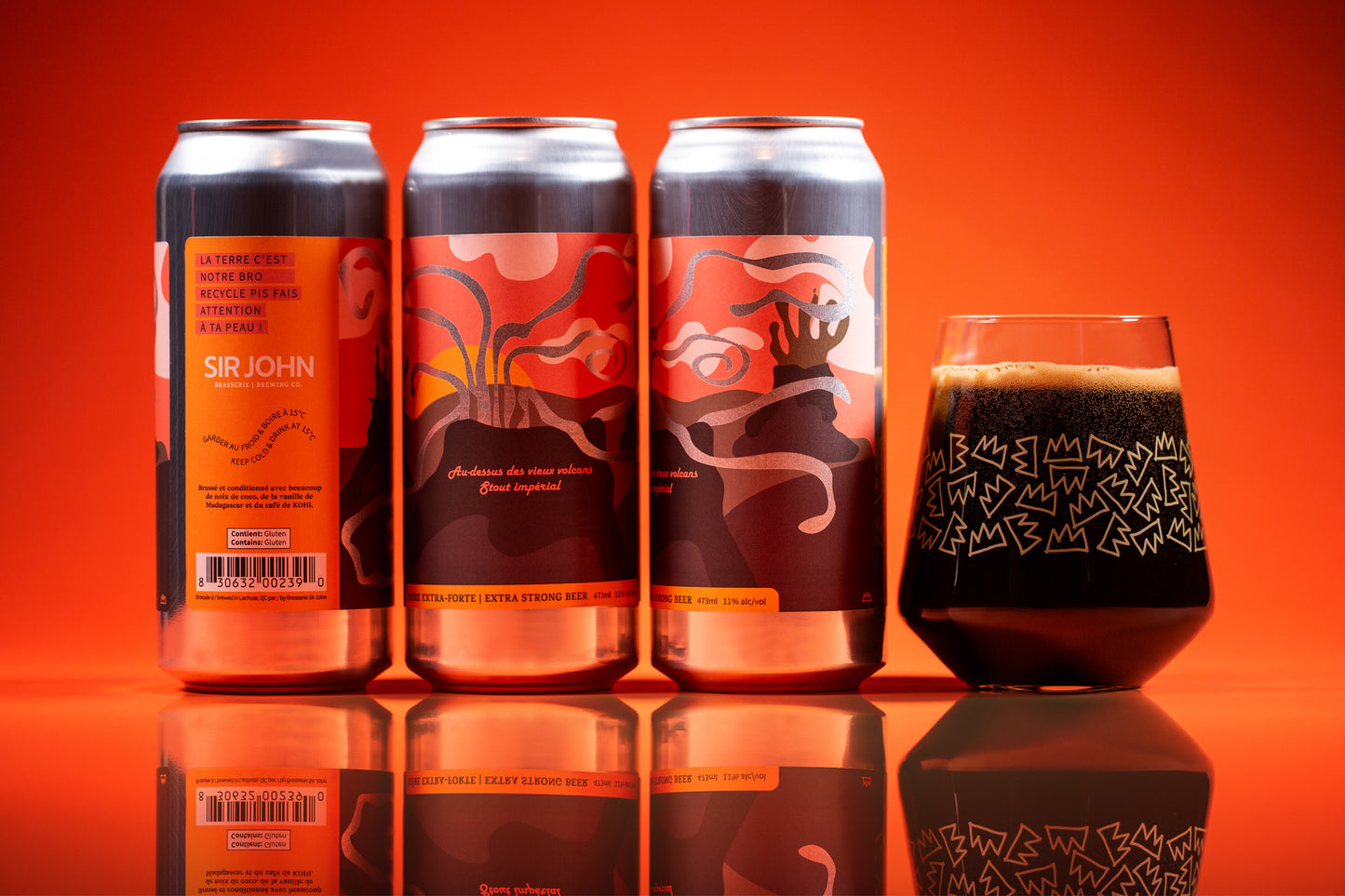 Au-dessus des vieux volcans