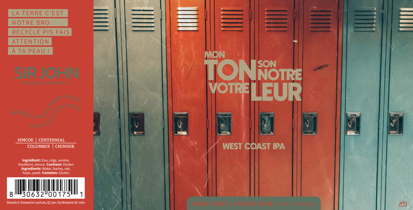 MonTonSonNotreVotreLeur