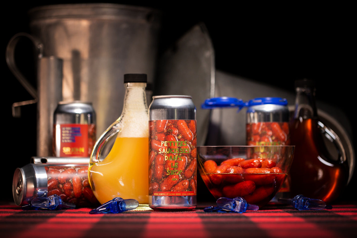 Petites saucisses dans le sirop