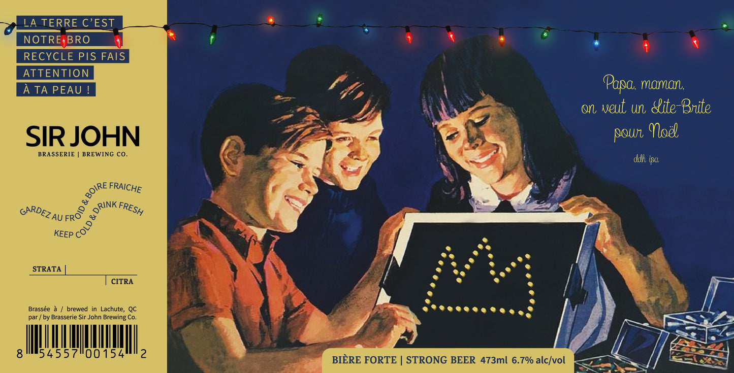 Papa, maman on veut un lite-brite pour Noel