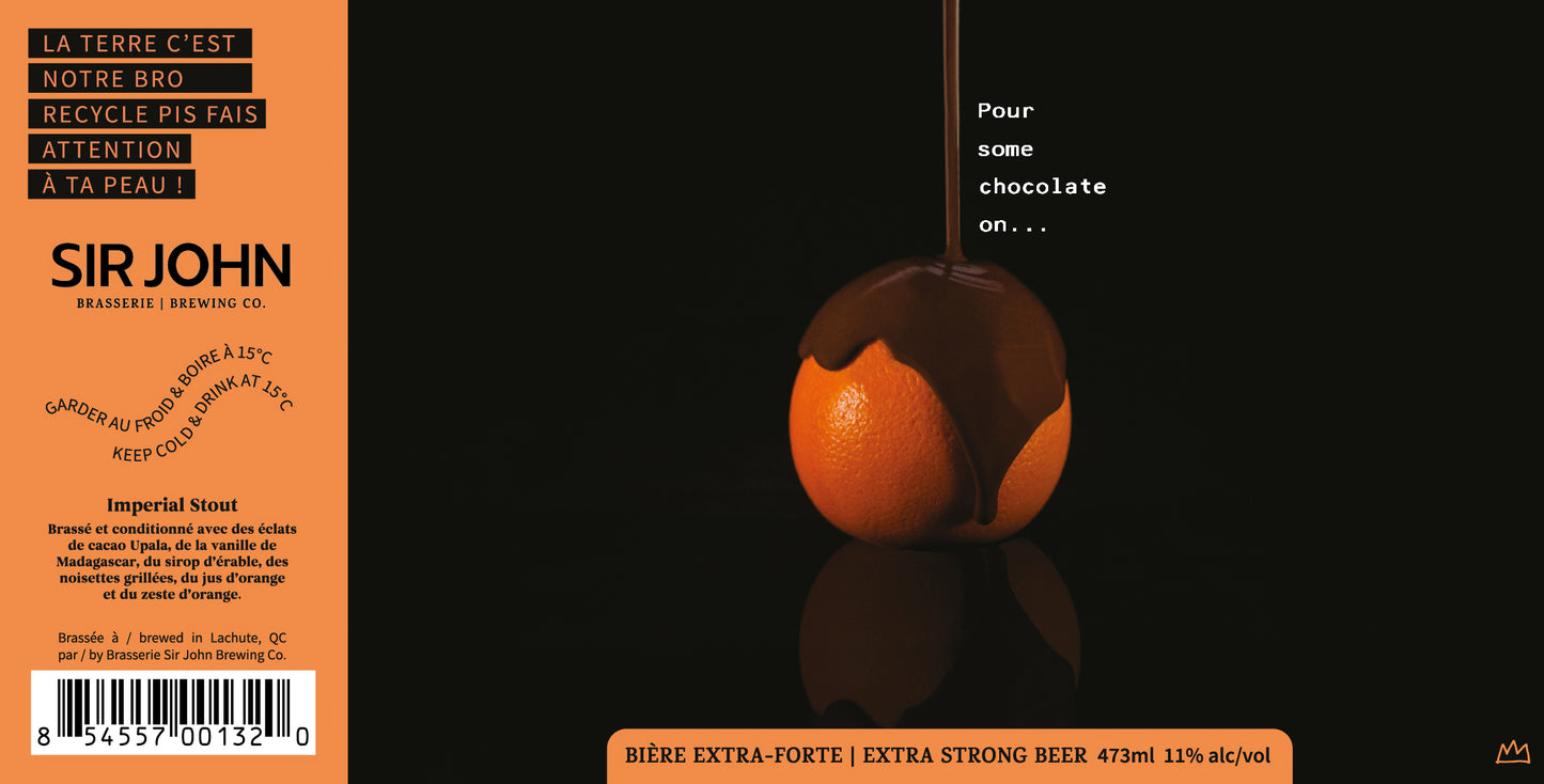 Pour some chocolate on...orange