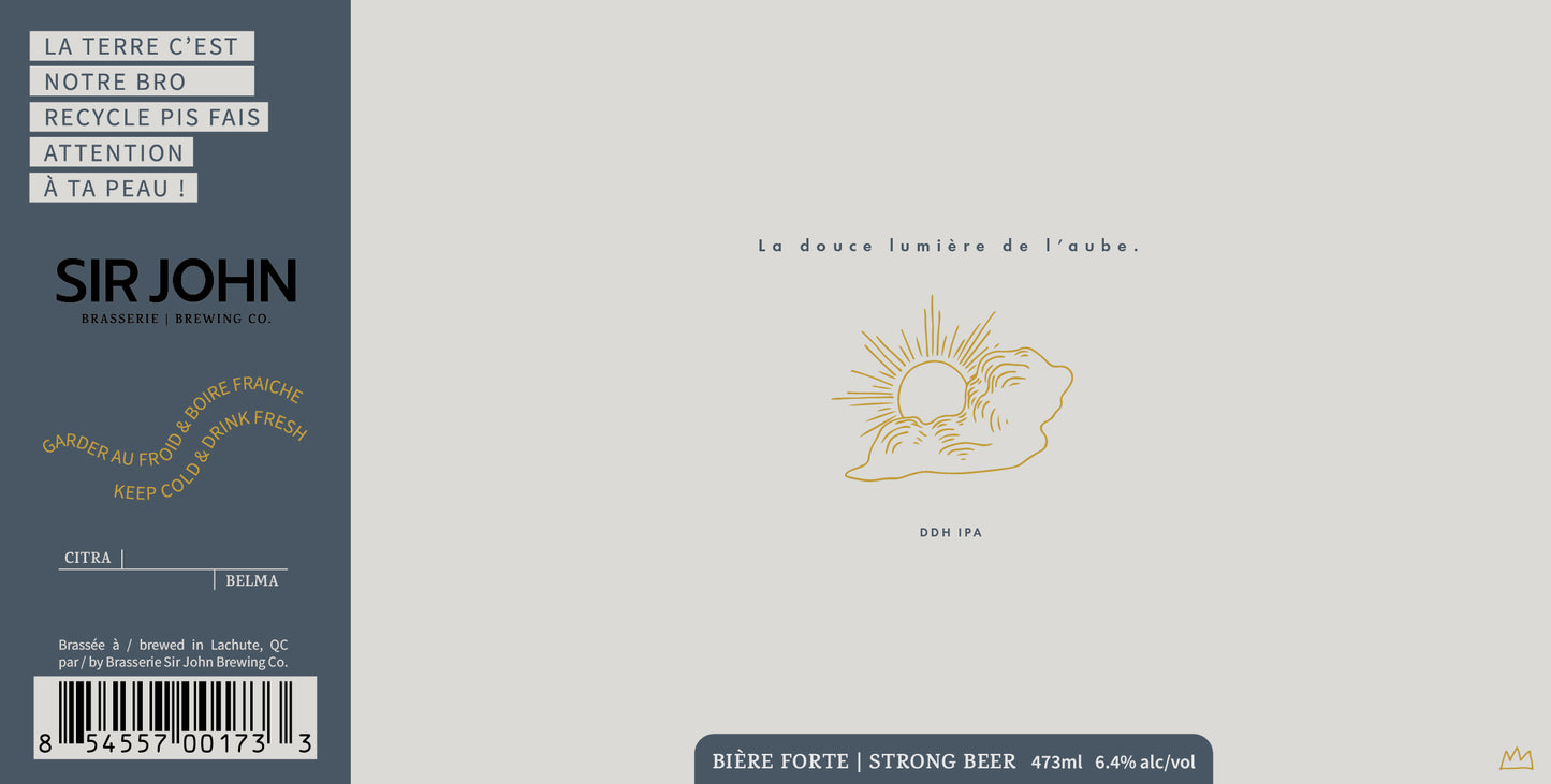La douce lumière de l'aube