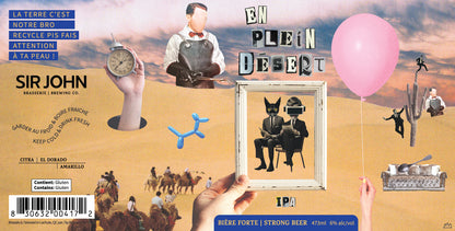 En plein désert