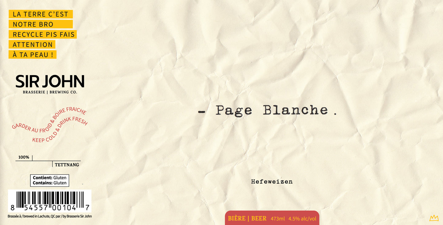 Page blanche