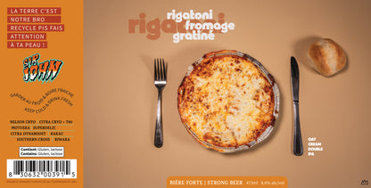 Rigatoni fromage gratiné