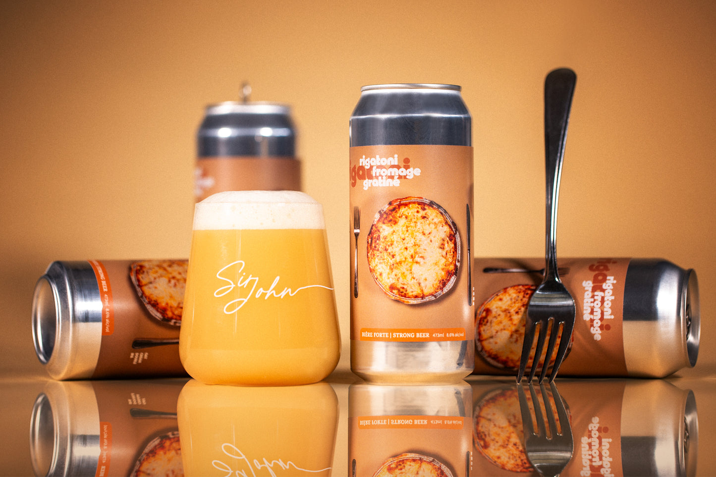 Rigatoni fromage gratiné