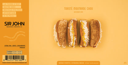 Toasté moutarde chou