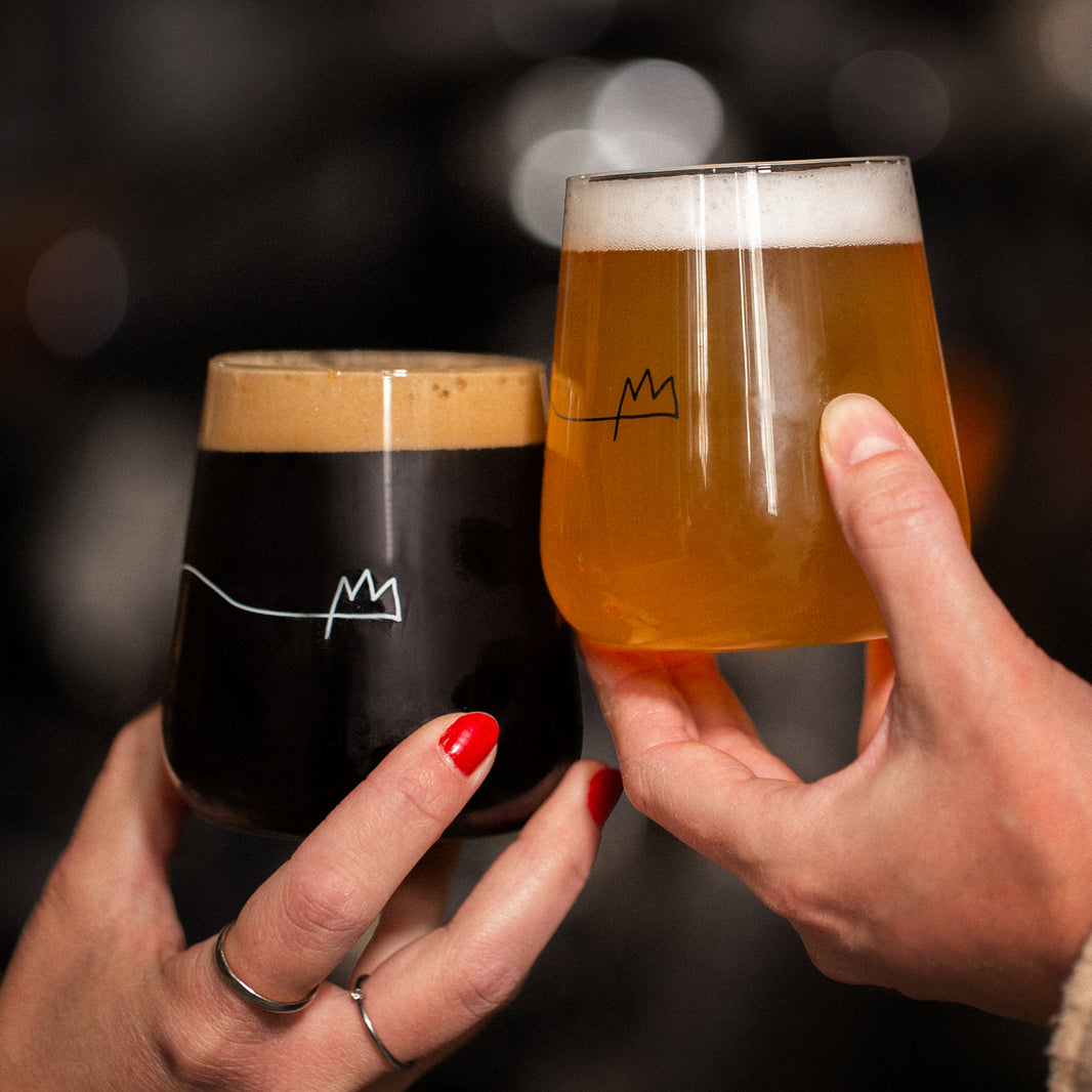Verre sans pied Signature