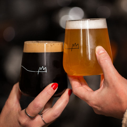 Verre sans pied Signature